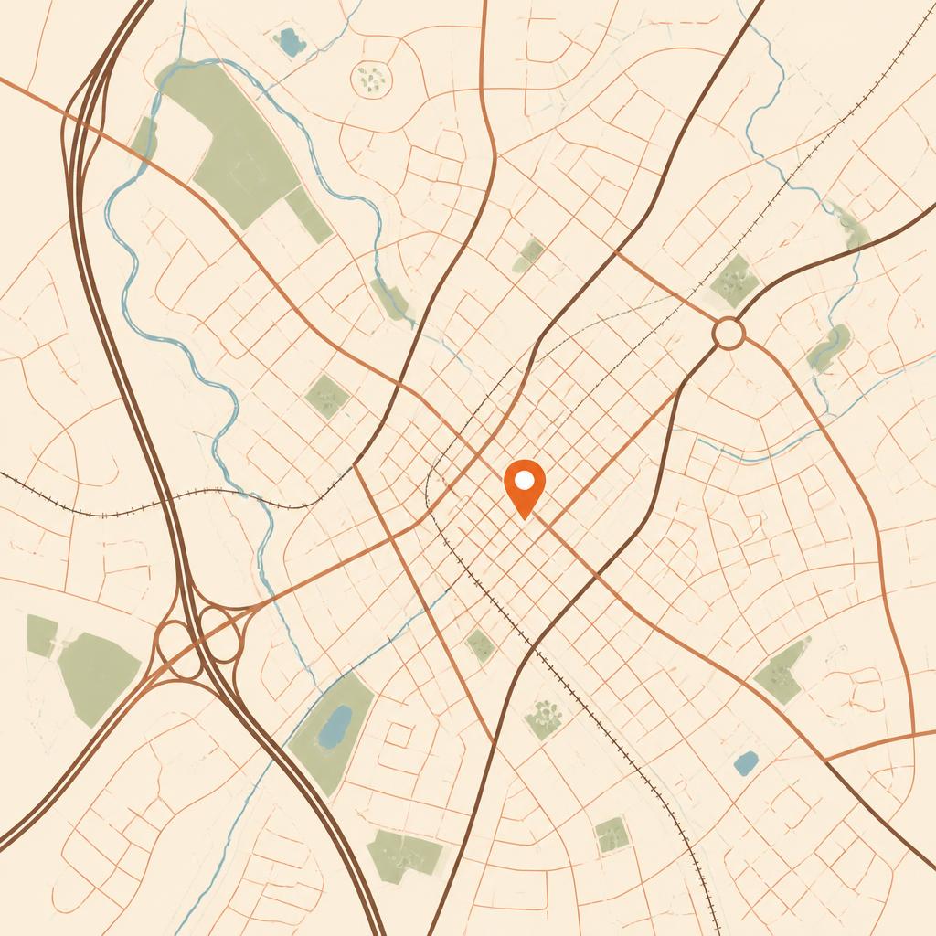 Map showing All Atlanta Construction location near Shoal Circle in Lawrenceville, Georgia